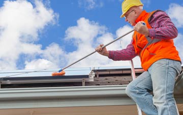 Grebby soft wash roof cleaning